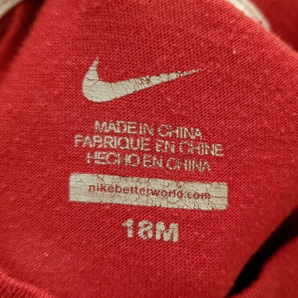 Nike "Destined To Be Drafted" T-Shirt Size 18 Months - Picture 4 of 8